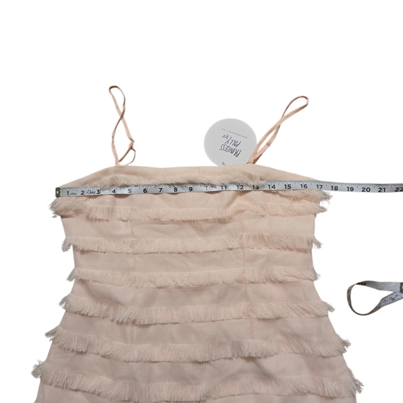 Chic Pink Ruffled Mini Dress - Picture 3 of 6